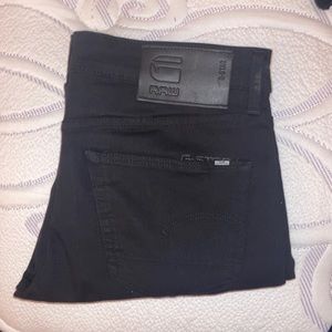 GSTAR 3301 Slim Jean rinsed black 31X30